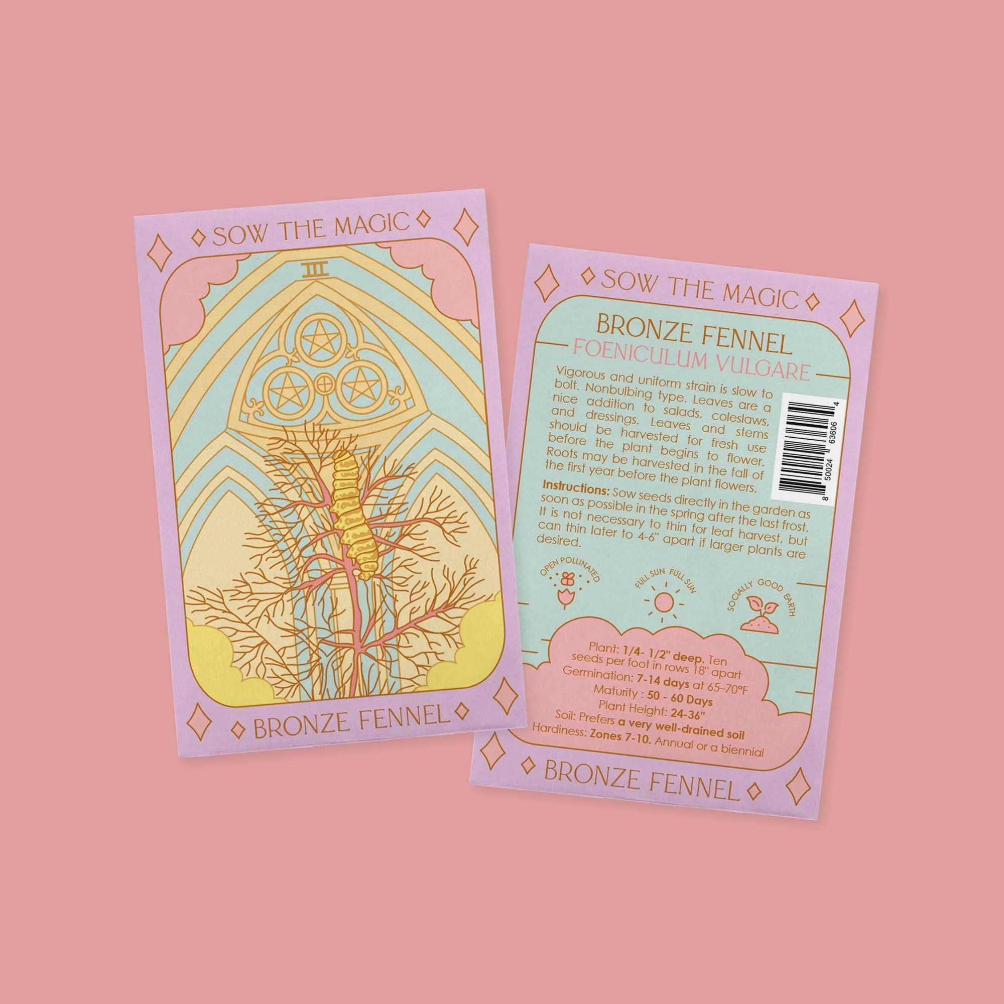 Sow the Magic Artichoke Tarot Seed Packet - Thumbnail 2