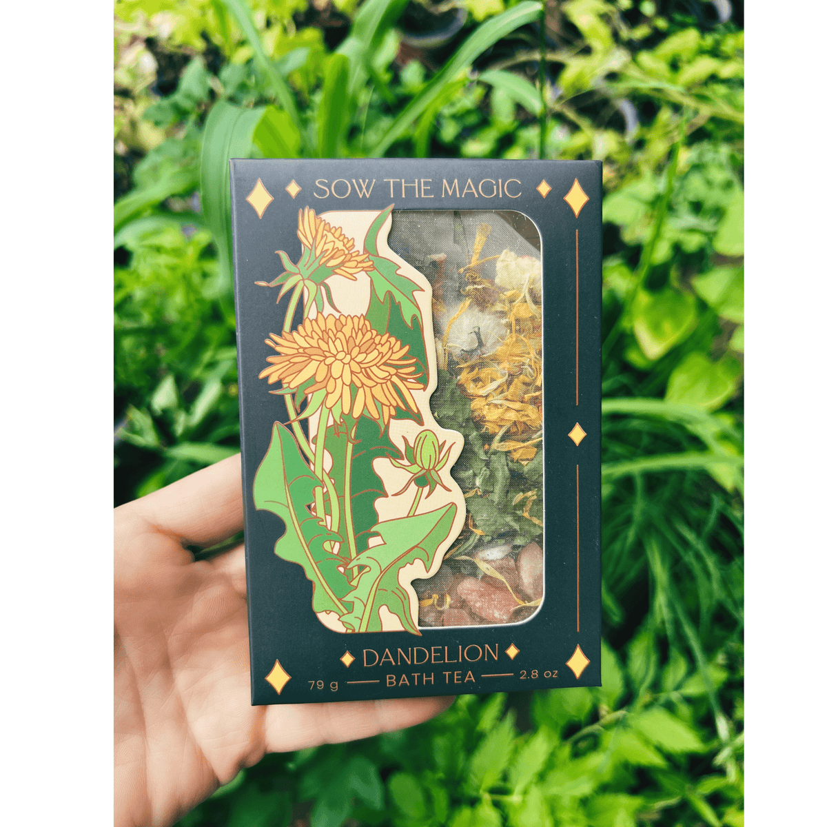Dandelion Tarot Botanical Bath Tea Box - Shop at Persephone's Hearth