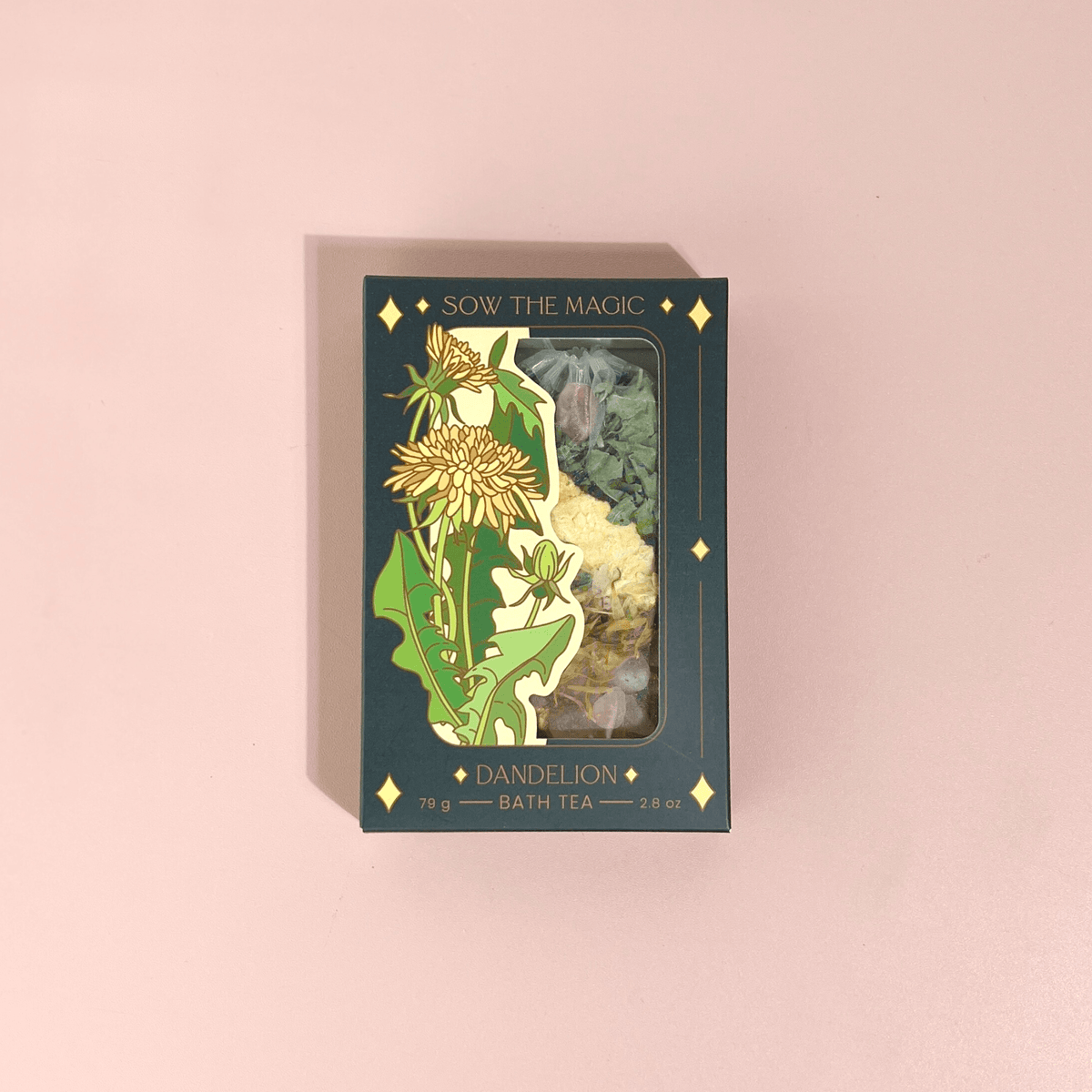 Dandelion Tarot Botanical Bath Tea Box - Shop at Persephone's Hearth