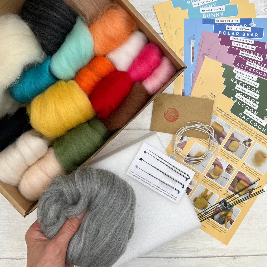 Deluxe Winter Woolies Needle Felting Kit - Shop at Persephone's Hearth
