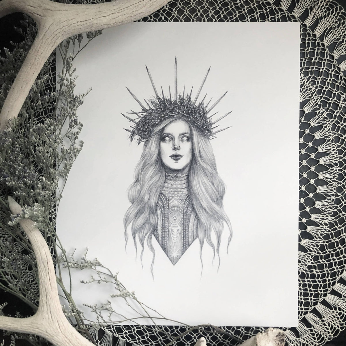 "Demeter" Fine Art Print, 10" x 8" - Shop at Persephone's Hearth