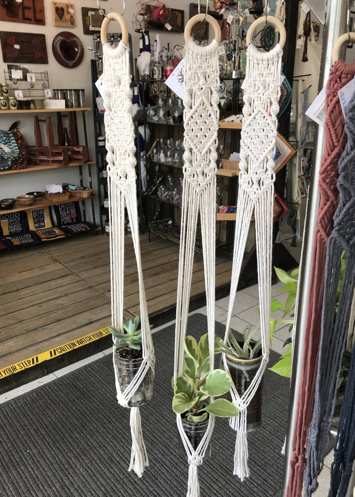 intermediate macrame plant hanger DIY Evelyn Plant Hanger Intermediate Macrame Kit