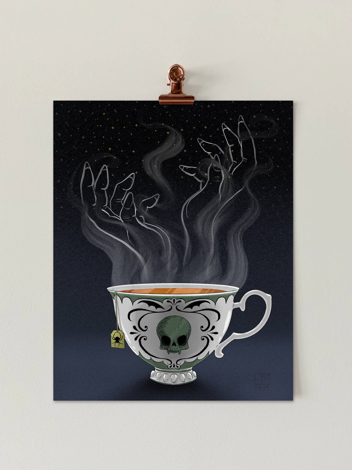 Elissa Marie Creative Witch's Brew 8x10 Art Print | tea | coffee | gothic
