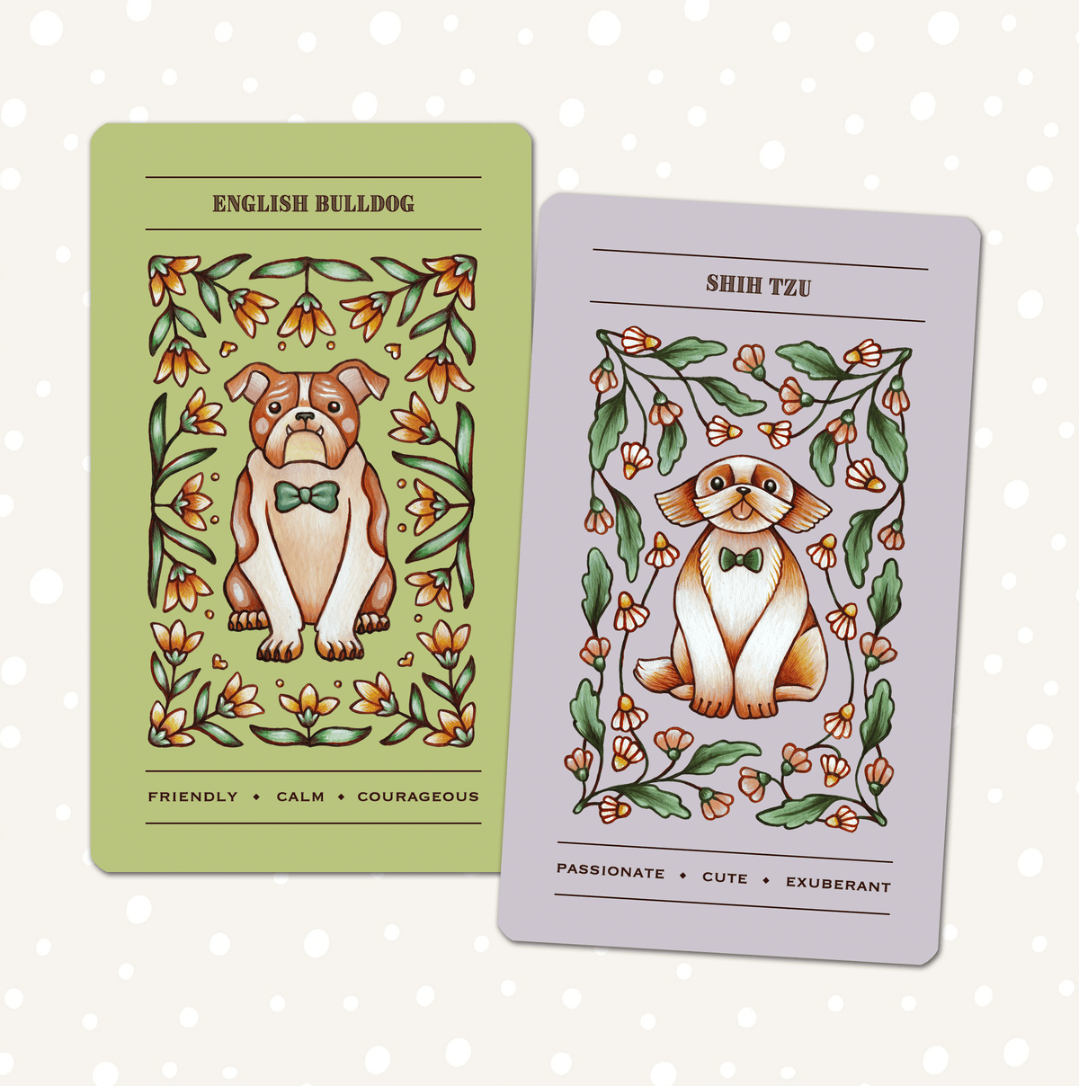 Faina Lorah Happy Tails Oracle Dog Deck - Spirit Animal Divination Cards