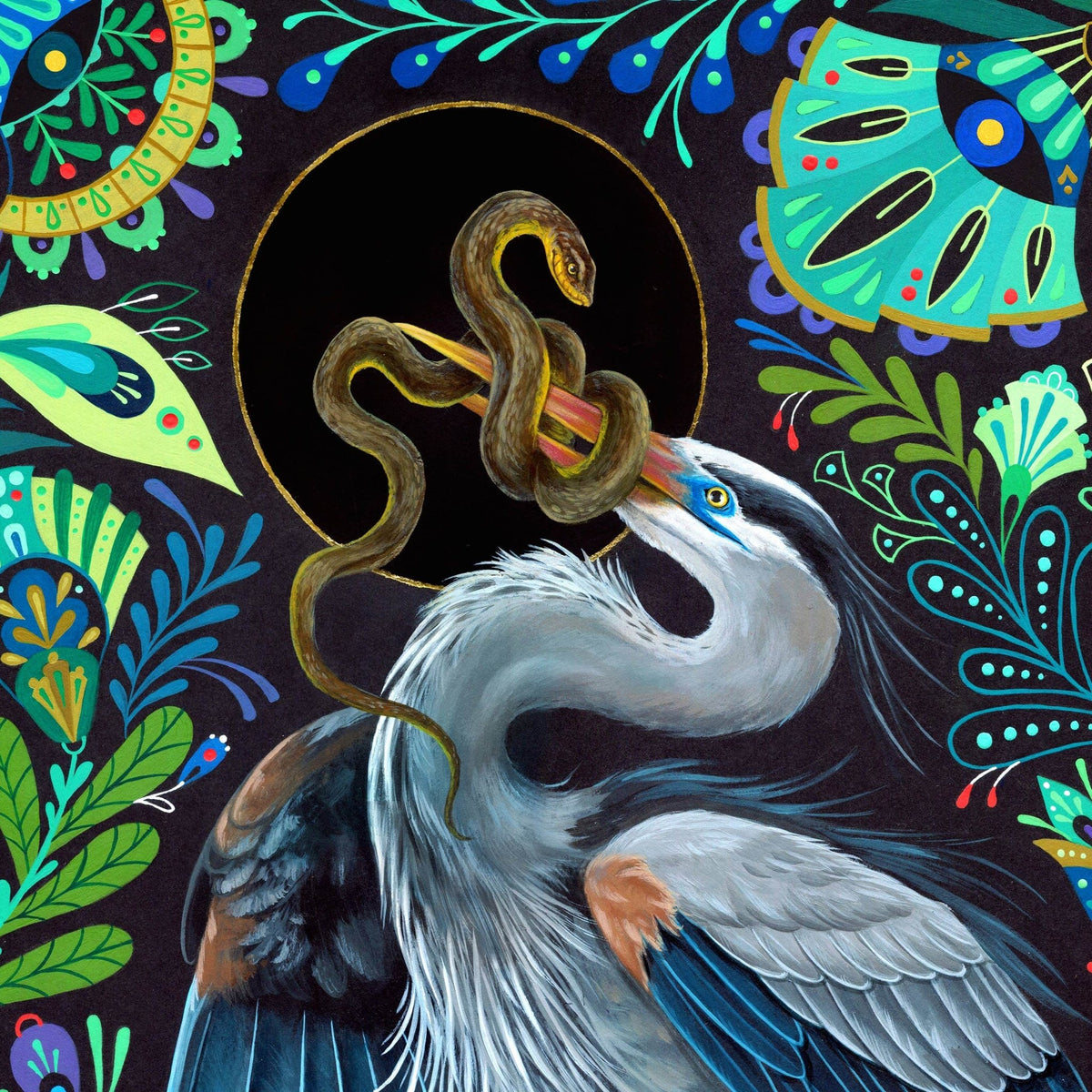 Fair Game Folk Art Print, 14" x 11" - Shop at Persephone's Hearth