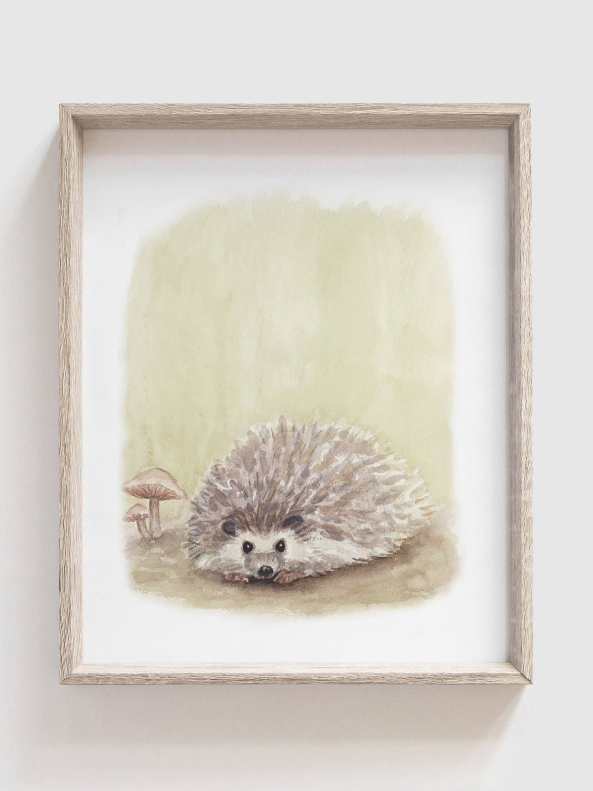 Fox Hollow Studios Giclee Print 8 x 10" (Unframed) Hedgehog Art Print (Our Little Adventures)