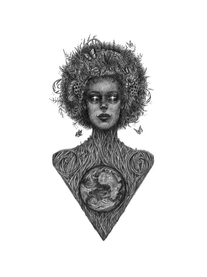 "Gaia" Fine Art Print, 10" x 8" - Shop at Persephone's Hearth