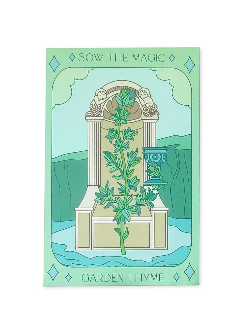 Garden Thyme Tarot Garden Seed Packet - Shop at Persephone's Hearth