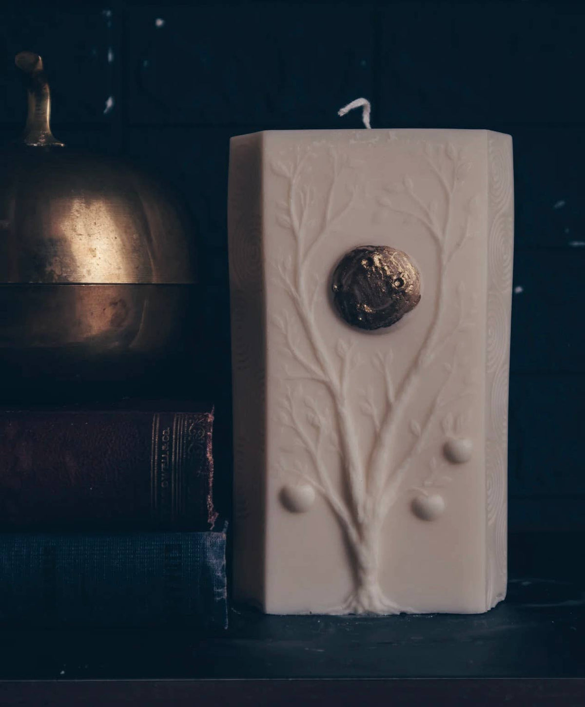 Golden Triple Goddess Candle - Shop at Persephone's Hearth