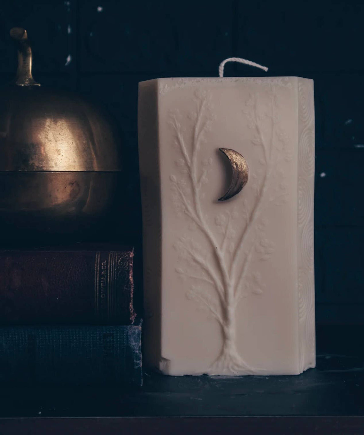Golden Triple Goddess Candle - Shop at Persephone's Hearth