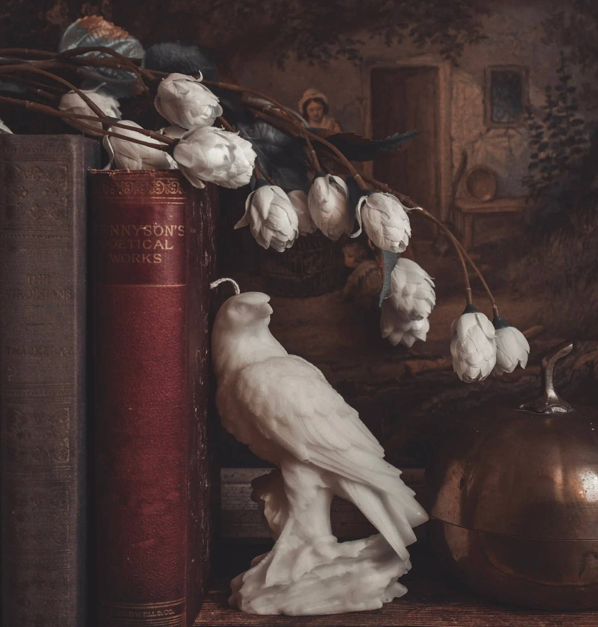 Hawk Pillar Candle - Shop at Persephone's Hearth