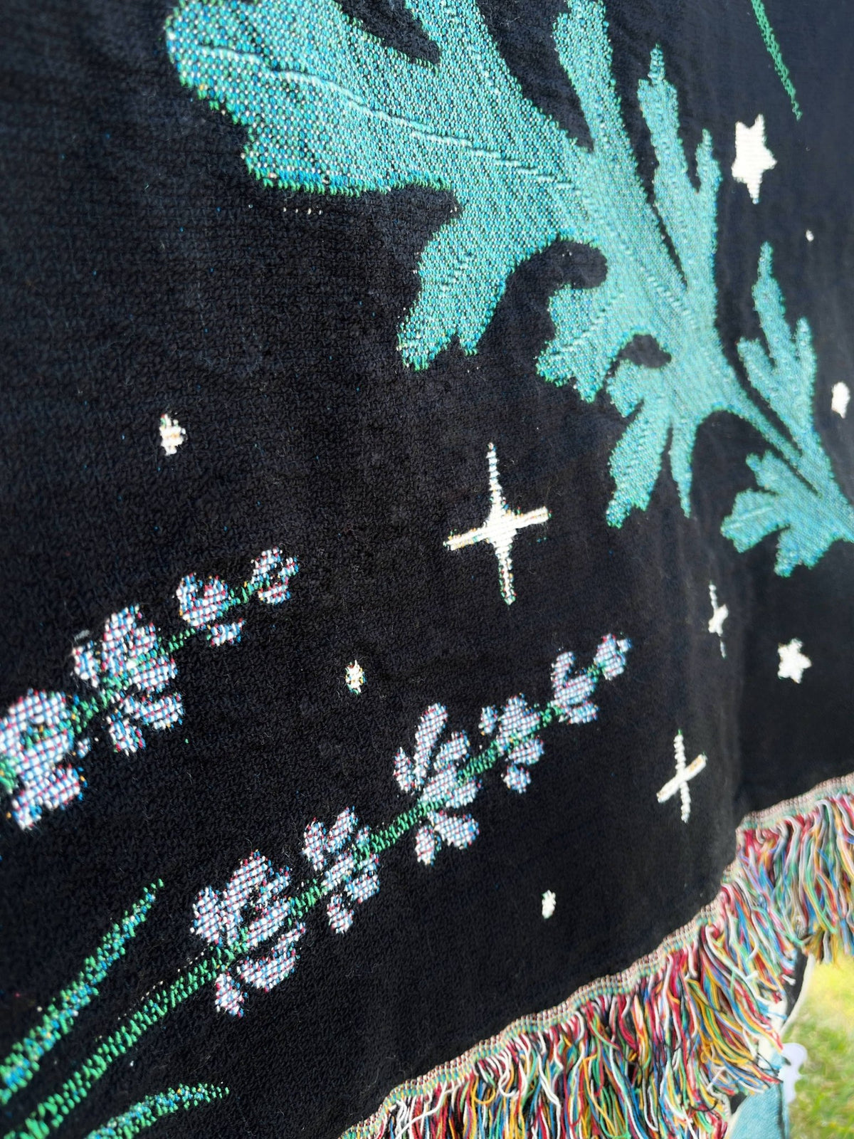 Herbaceous Woven Throw Blanket, multiple sizes - Shop at Persephone's Hearth