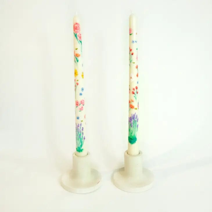Hormscent Candles English Garden Hand Painted Candle