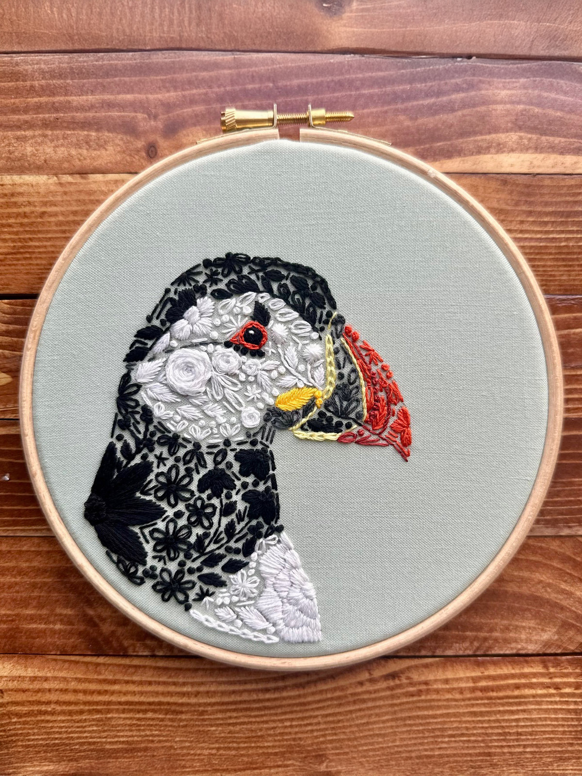 *Pre-order* 6" Sea Parrot Embroidery Kit