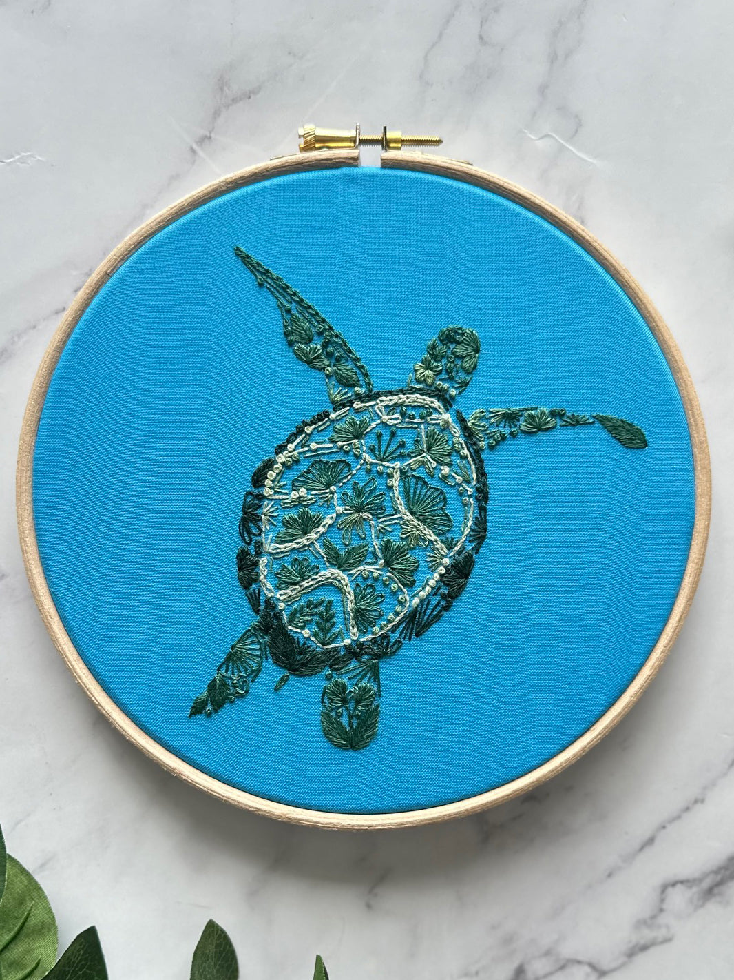 *Pre-order* 7" Turtle Time Embroidery Kit