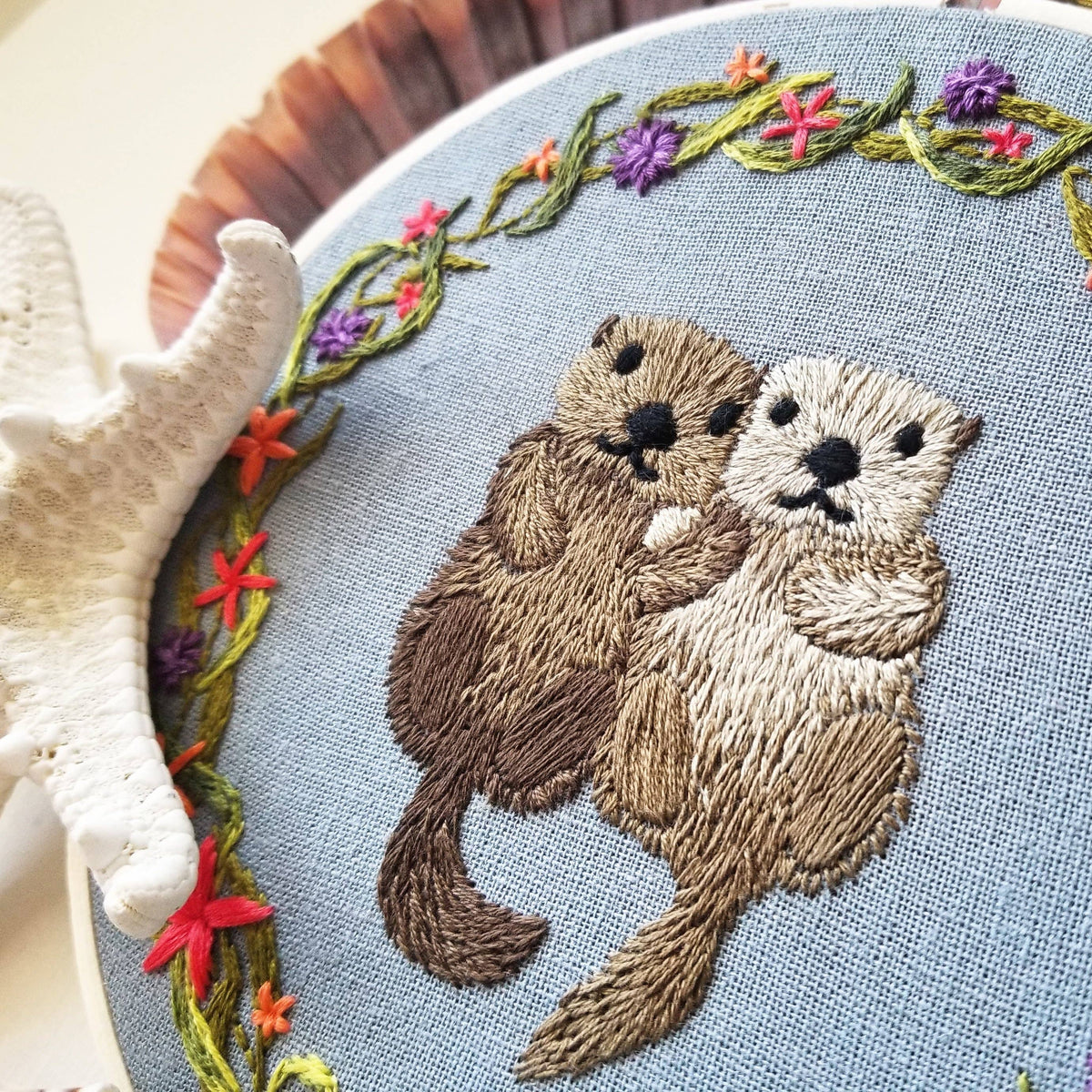 Jessica Long Embroidery Otterly Adorable Embroidery Kit