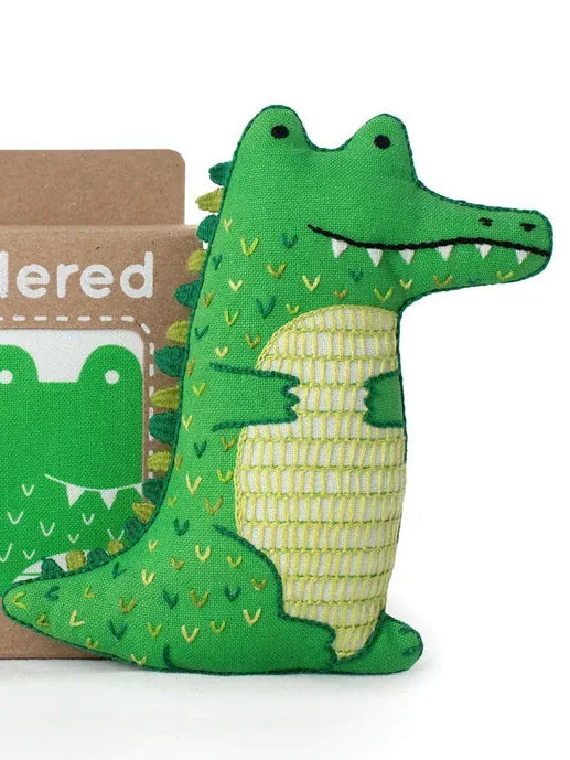 Kiriki Press Embroidery Kit Basic kit *Pre-Order* Beginner "Alligator" Embroidery Doll Kit