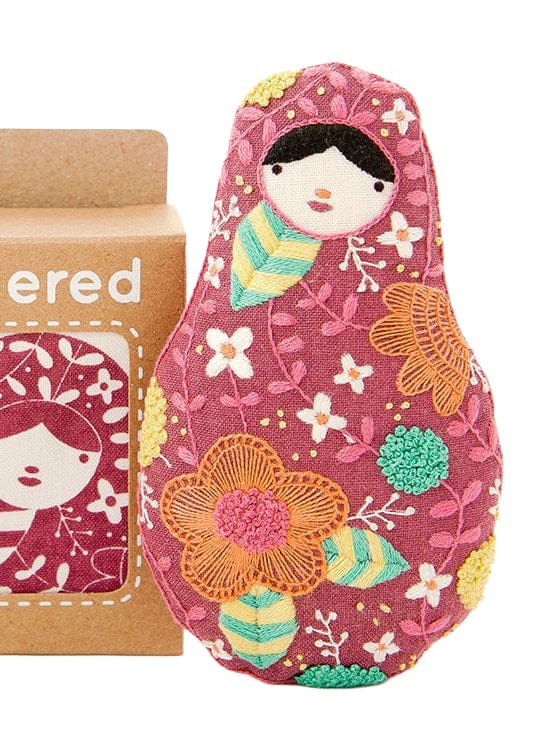 Kiriki Press Embroidery Kit Basic kit *Pre-Order* "Matryoshka" Embroidery Doll Kit