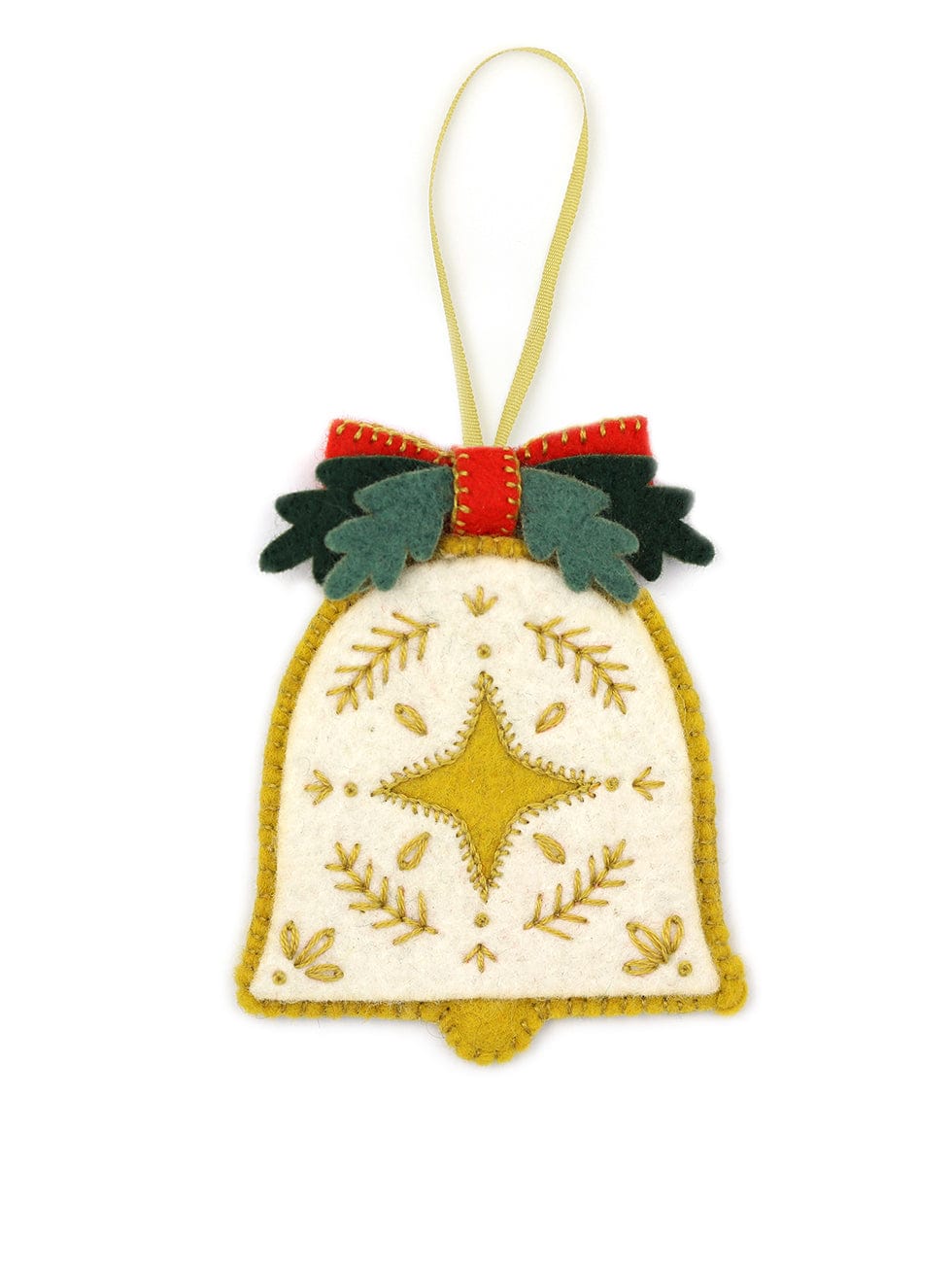 Kiriki Press Embroidery Kit *Limited December Pre-Order* Bell Ornament Embroidery Felt Kit