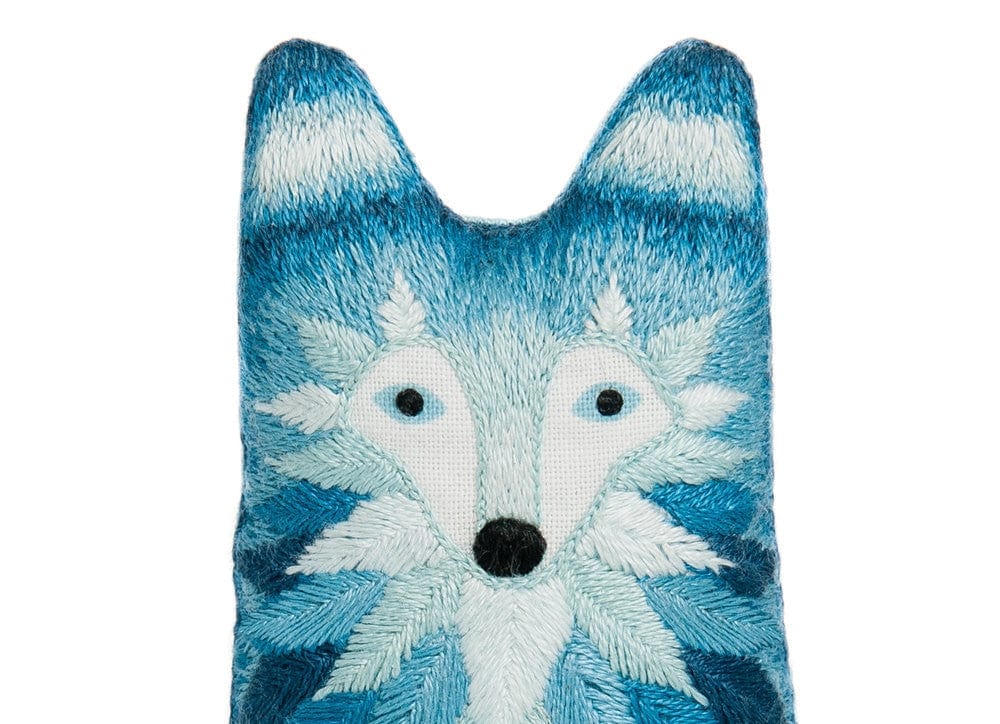 Kiriki Press Embroidery Kit "Wolf" Embroidery Doll - FULL Starter Kit