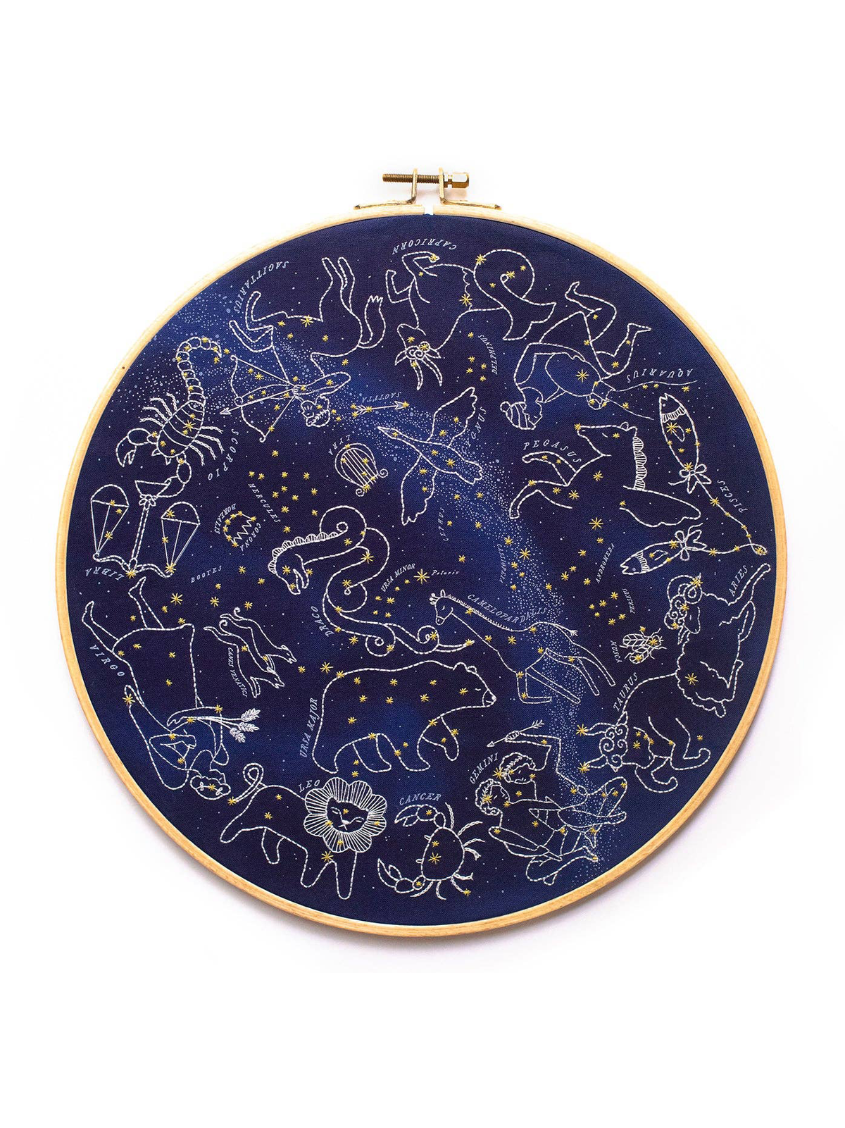 *Late January pre-order* 11" Beginner "Star Map"  Embroidery Kit