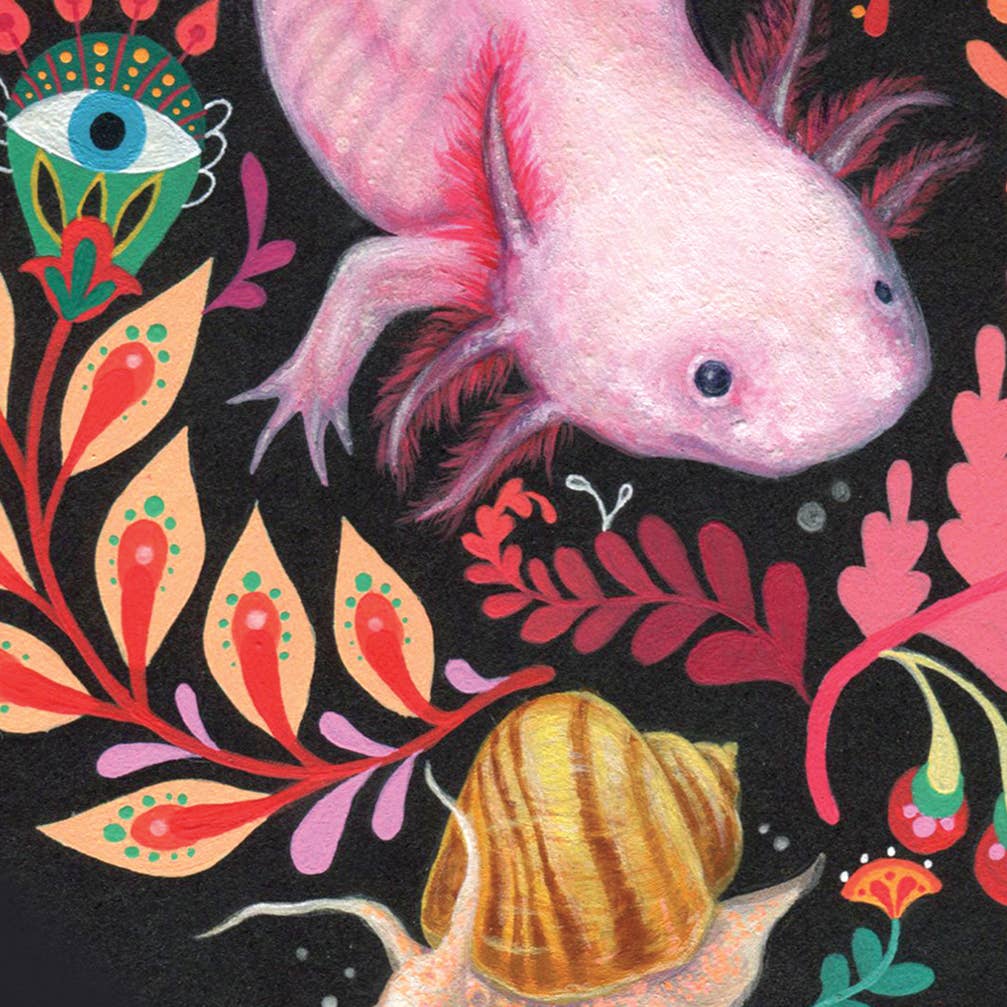 "Kiwi Mango" Folk Art Print, multiple sizes - Shop at Persephone's Hearth