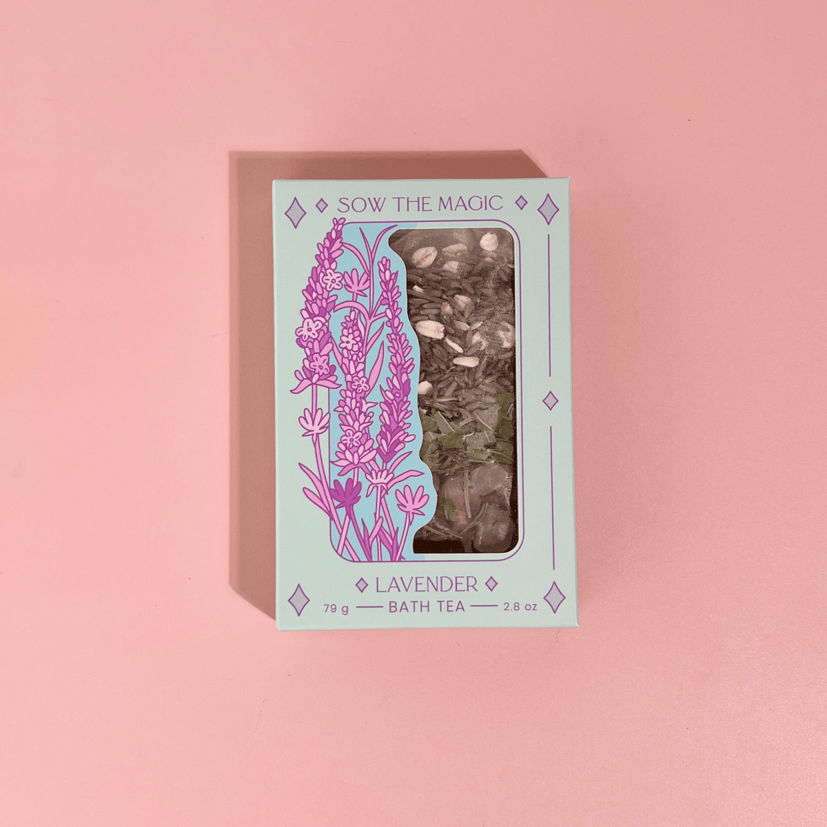 Lavender Lovers Tarot Botanical Bath Tea Box - Shop at Persephone's Hearth