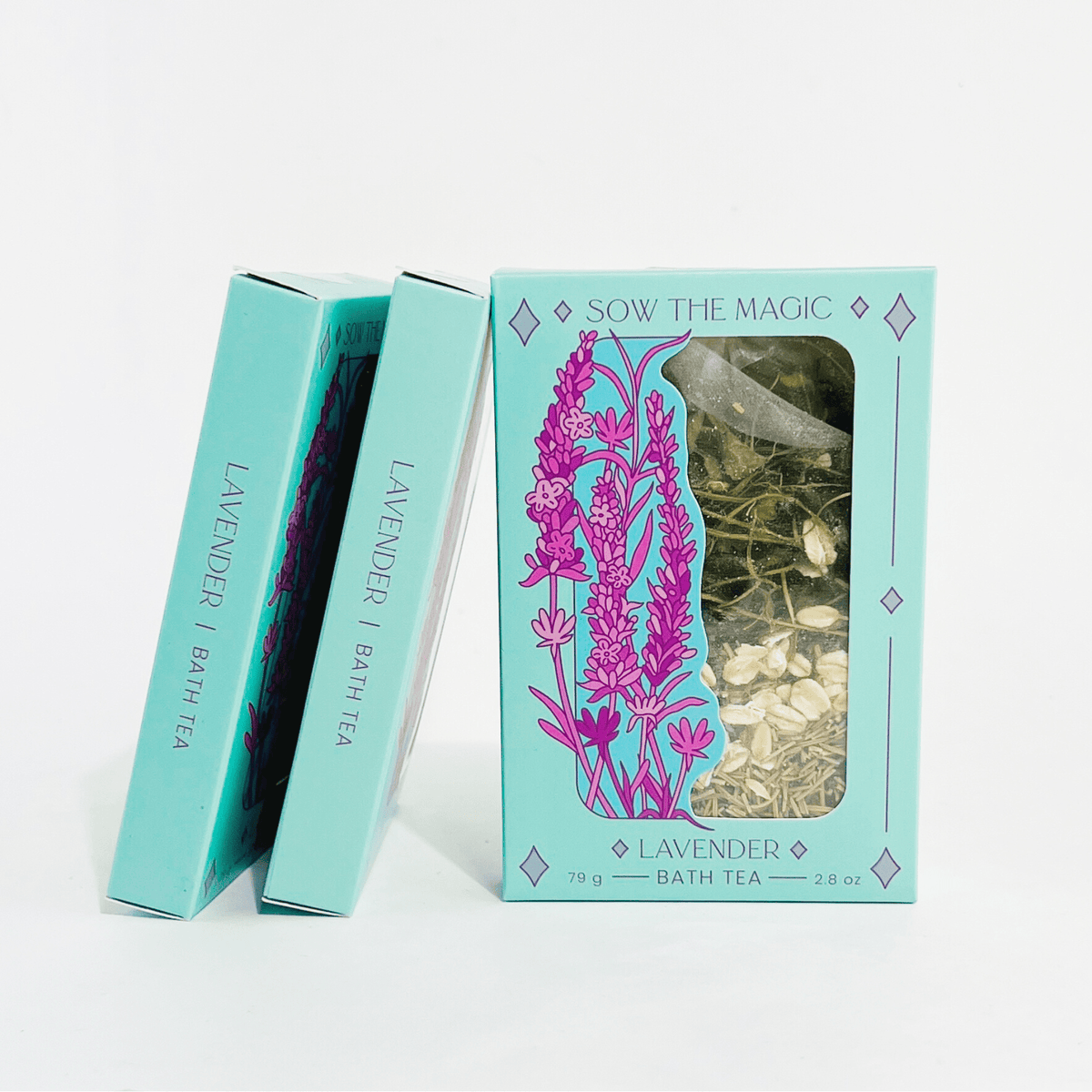Lavender Lovers Tarot Botanical Bath Tea Box - Shop at Persephone's Hearth