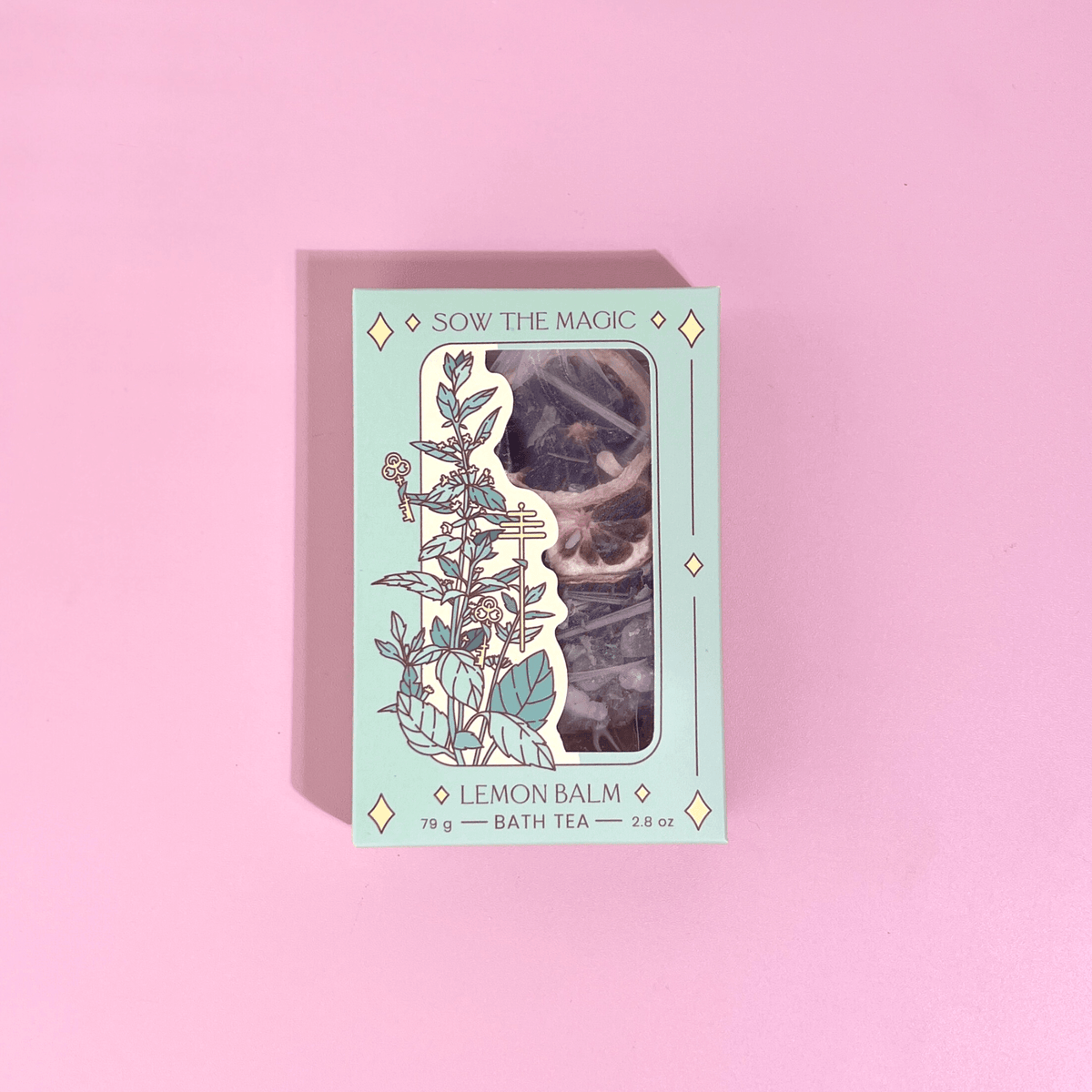 Lemon Balm Tarot Botanical Bath Tea Box - Shop at Persephone's Hearth