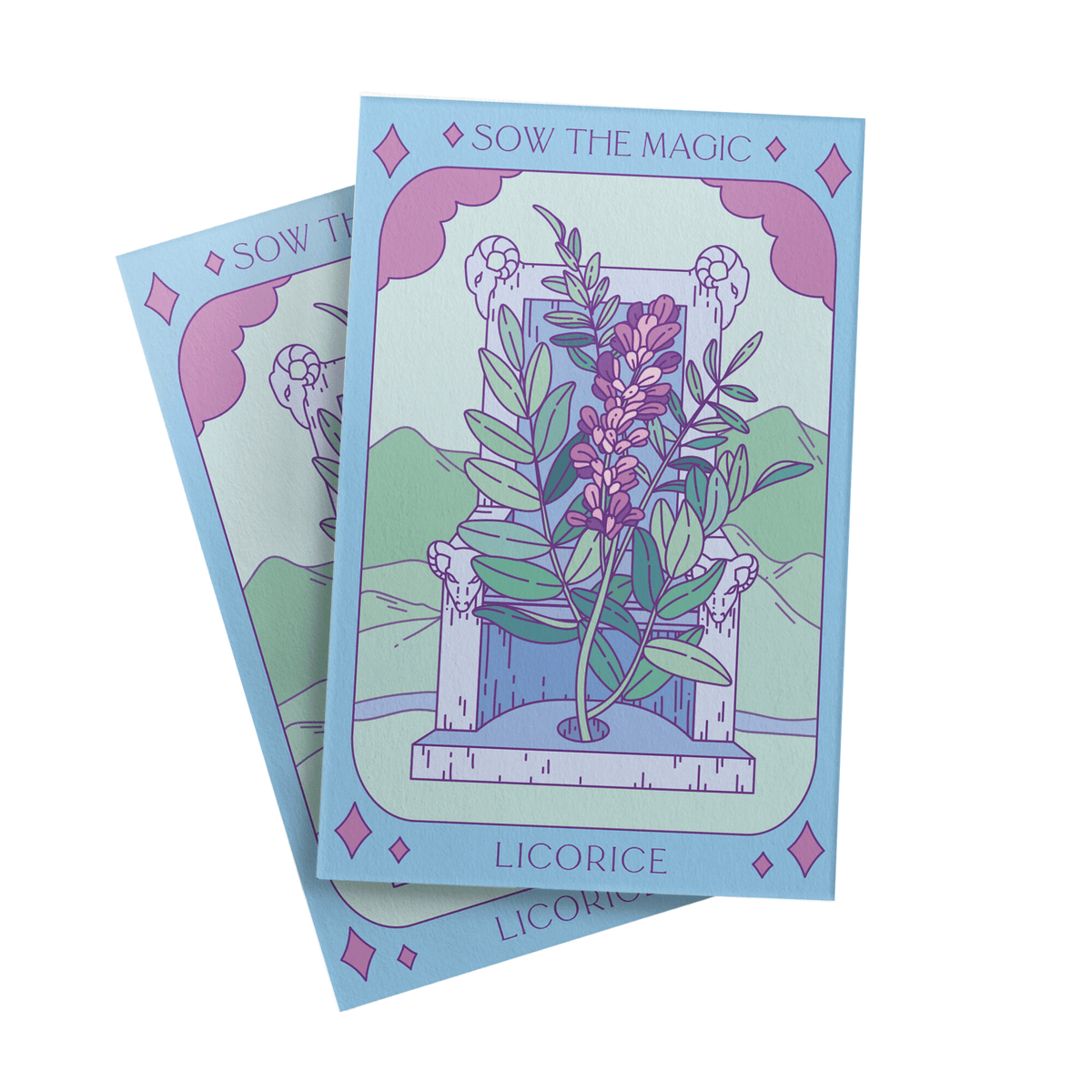 Licorice Tarot Garden Seed Packet - Shop at Persephone's Hearth