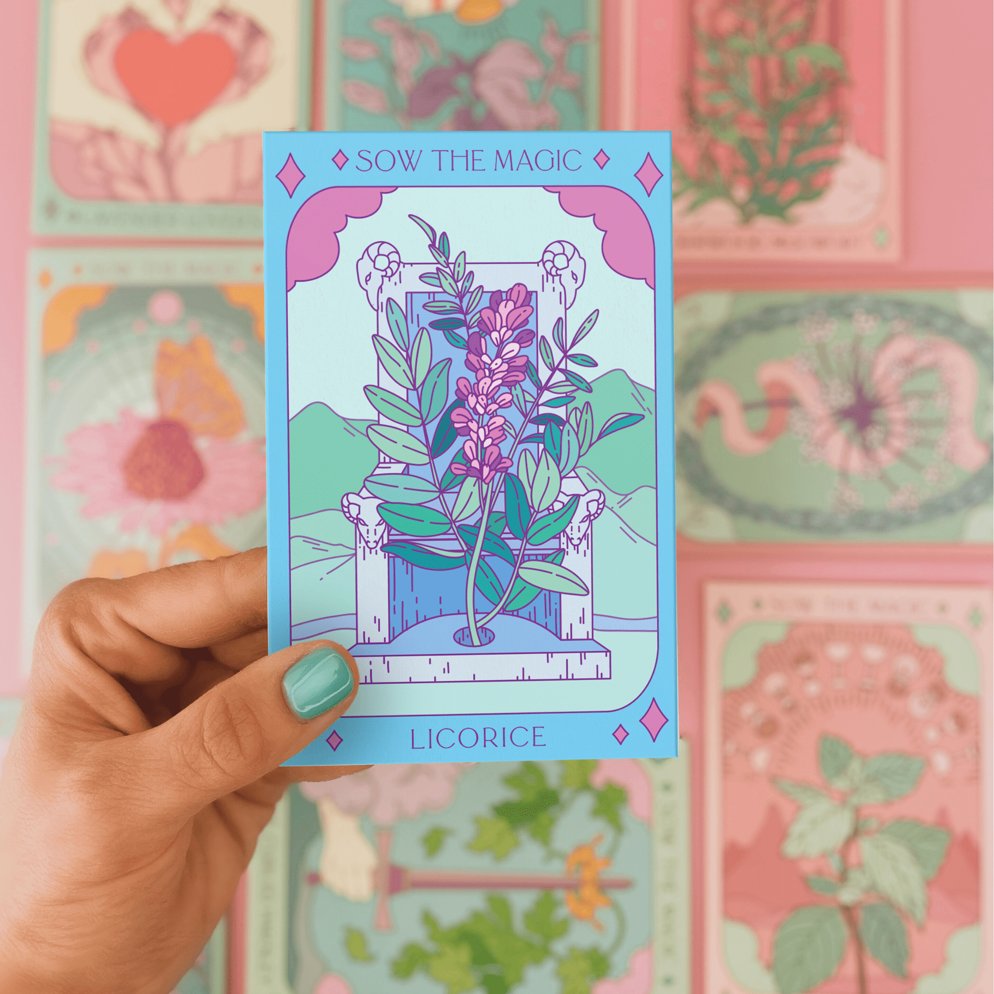 Sow the Magic Licorice Tarot Garden Seeds - Thumbnail 4