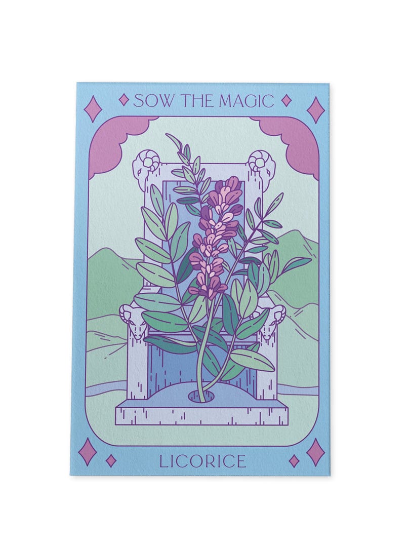 Licorice Tarot Garden Seed Packet - Shop at Persephone's Hearth
