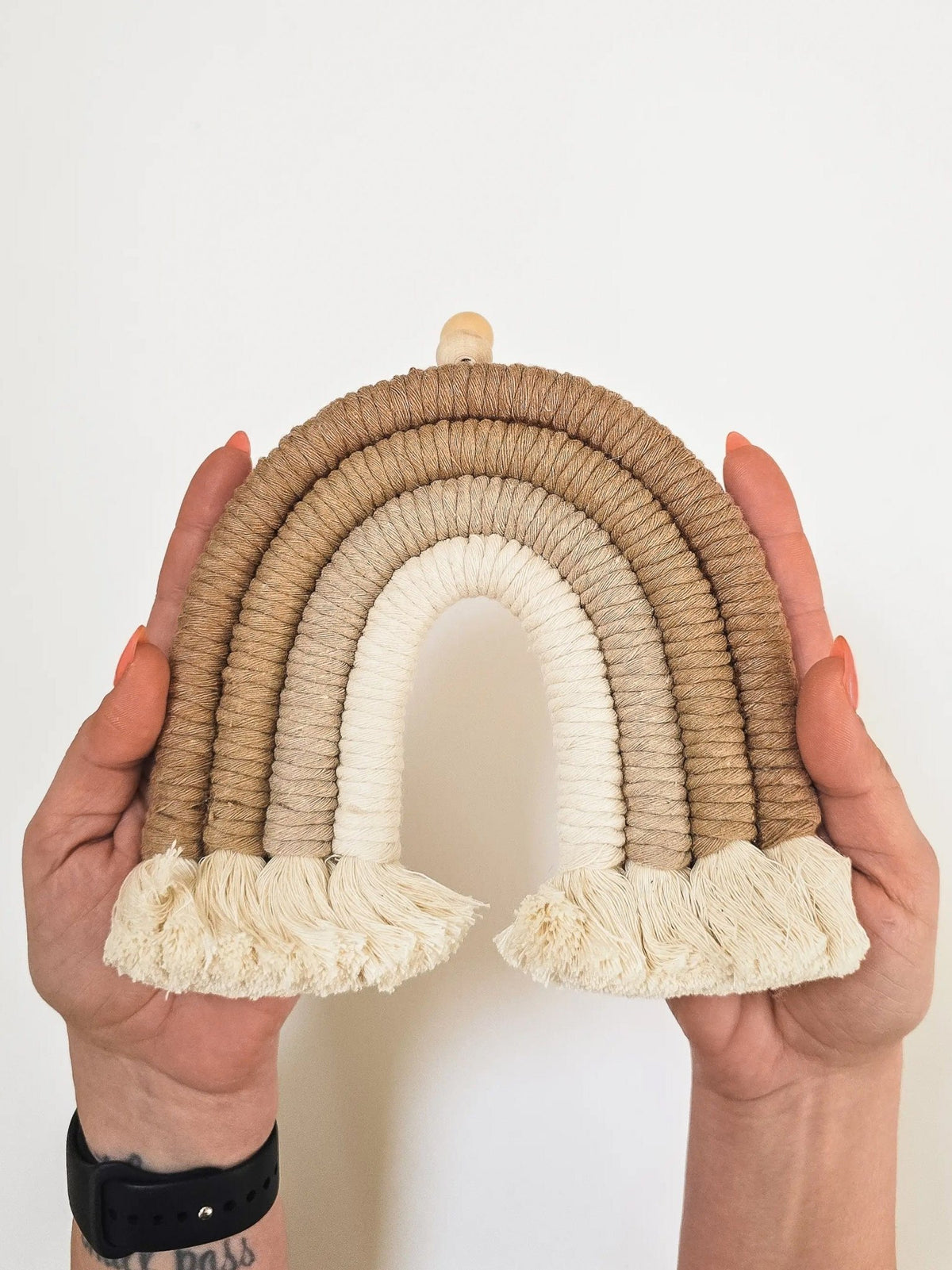 Light Mocha DIY Rainbow Beginner Macrame Kit - Persephone's Hearth