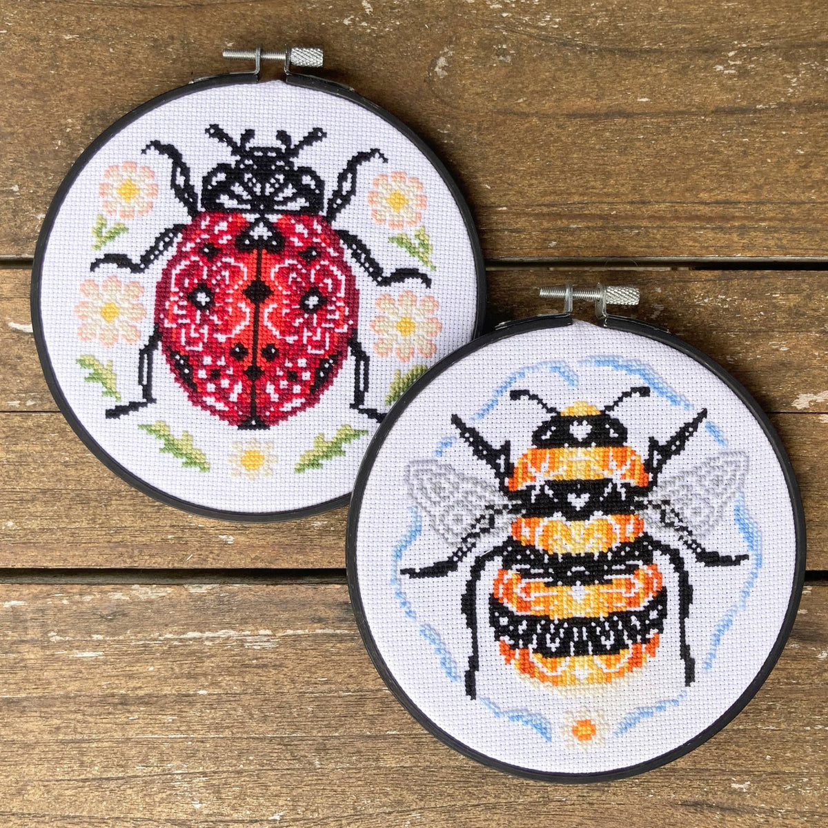 Lil' Ladybird Cross Stitch Kit (Hoop not included) - Shop at Persephone's Hearth