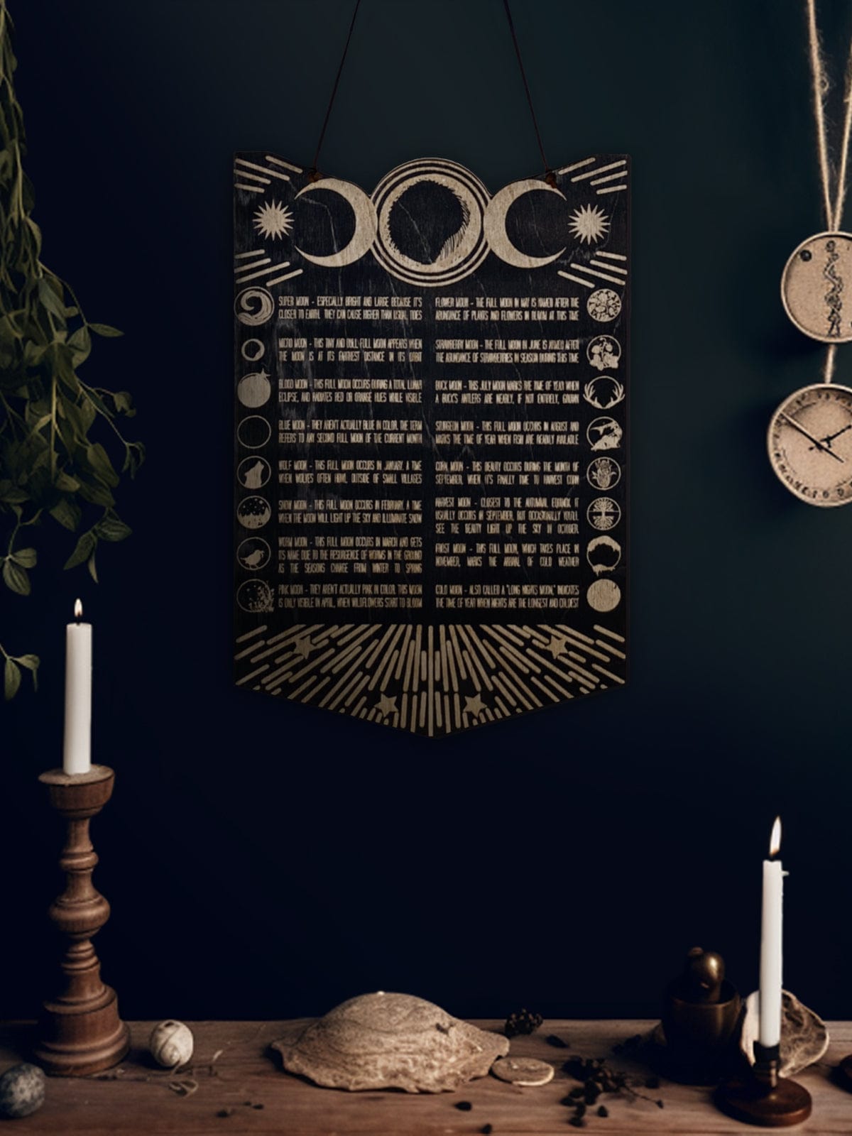 Lunar Full Moon Chart - Shop at Persephone's Hearth