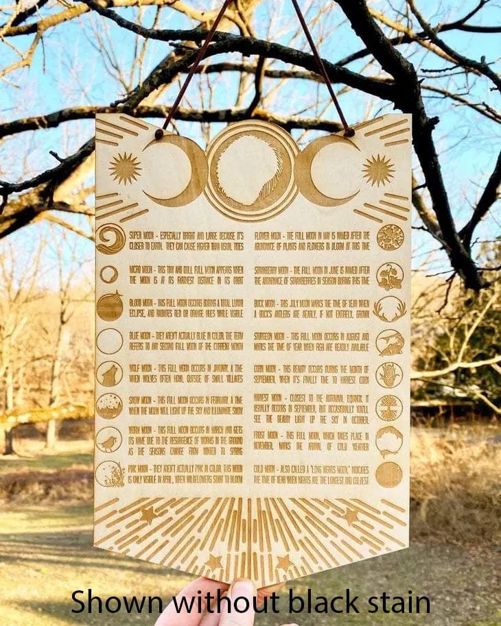 Lunar Full Moon Chart - Shop at Persephone's Hearth