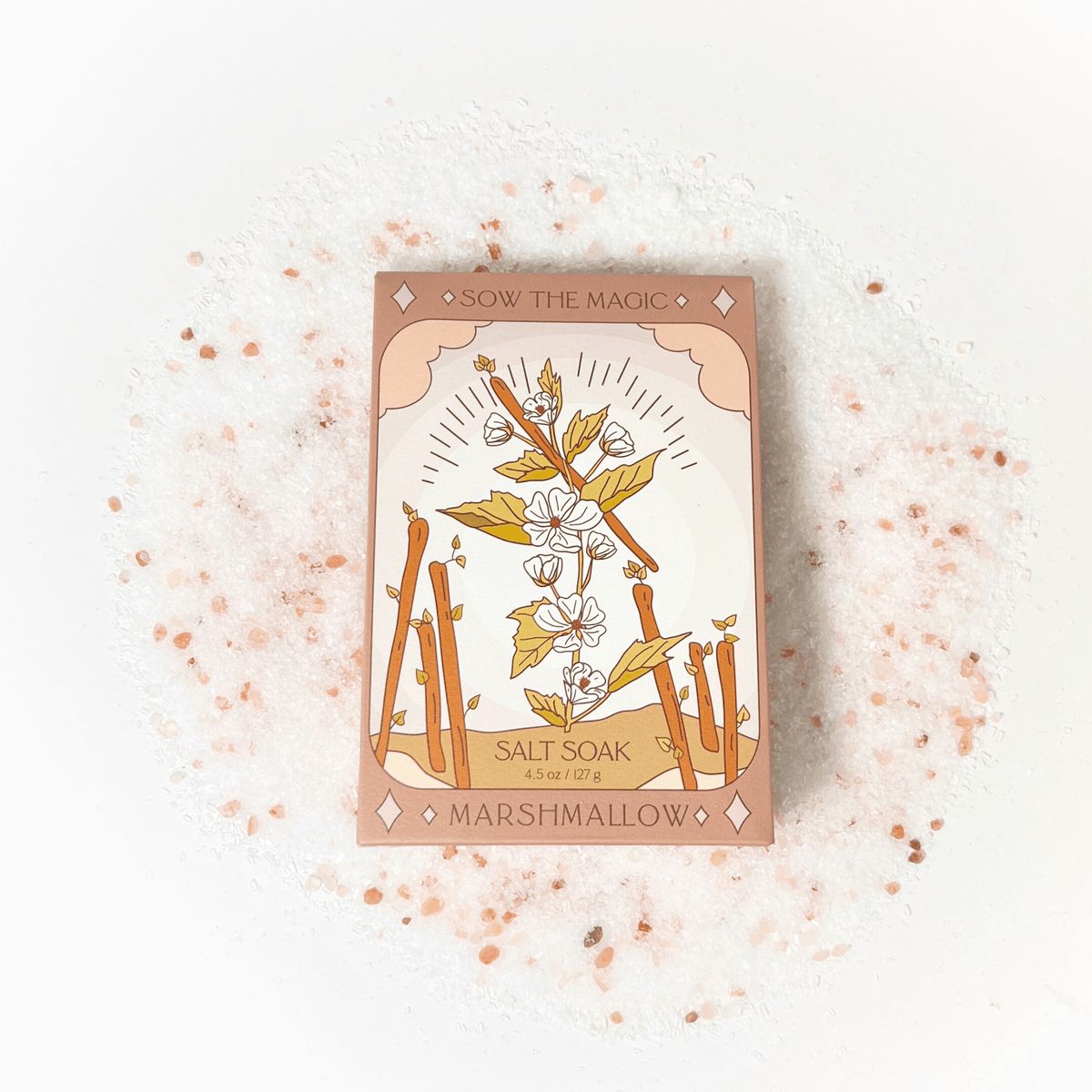 Marshmallow Tarot Bath Salt Soak - Shop at Persephone's Hearth
