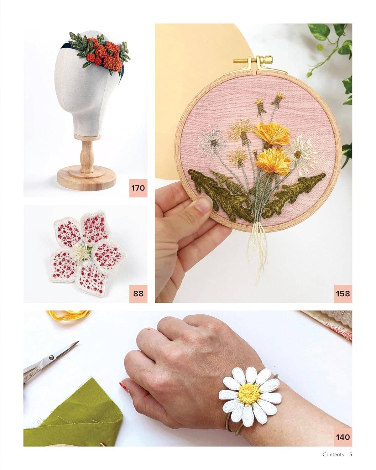 MCreativeJ's 3D Botanical Embroidery & Stumpwork (Paperback) - Shop at Persephone's Hearth