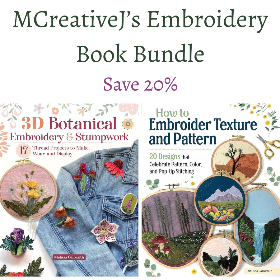 MCreativeJ's Embroidery Book Bundle - Shop at Persephone's Hearth