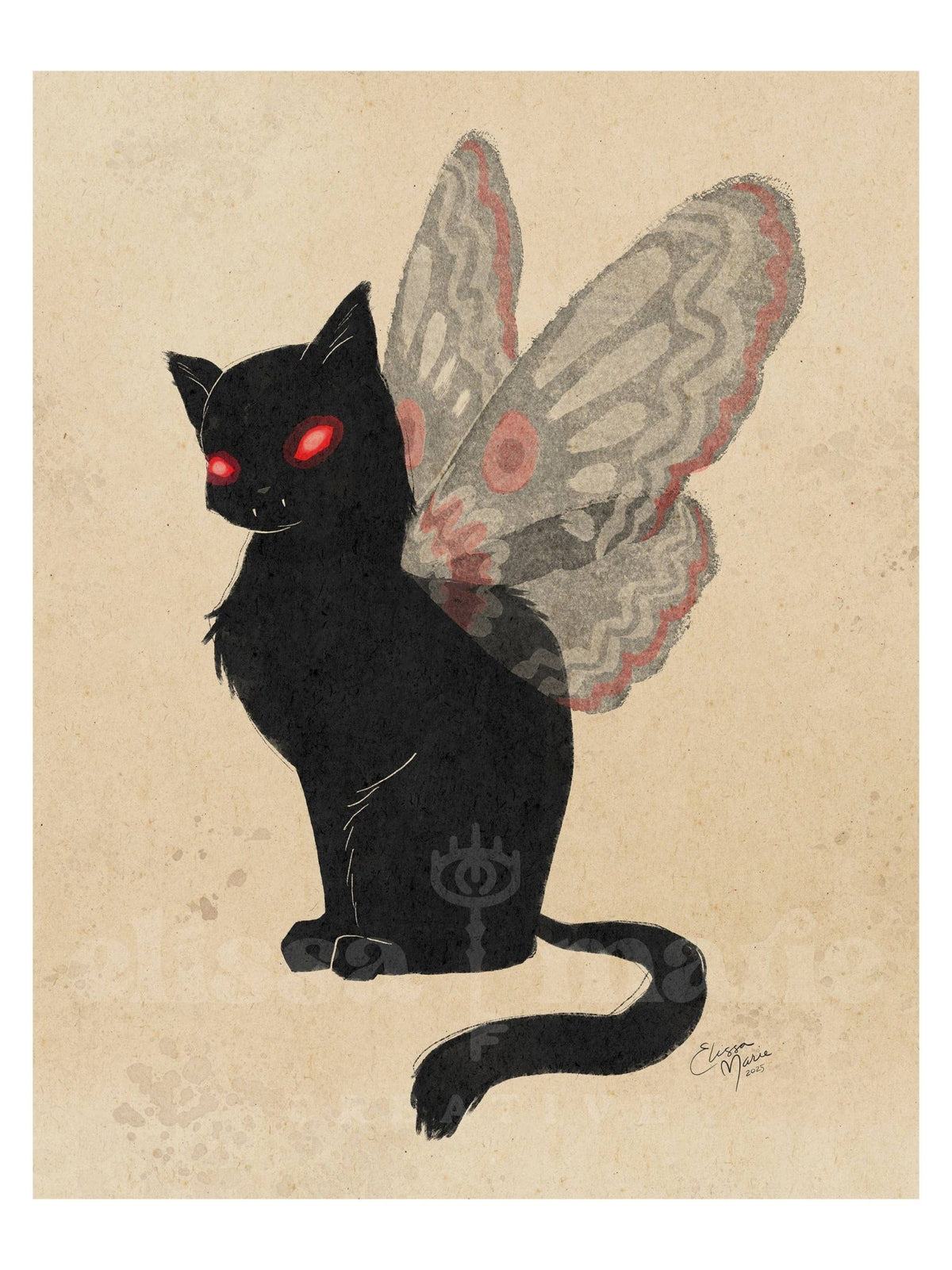 "Meowthman: Sittin' Pretty" Art Print, multiple sizes - Shop at Persephone's Hearth