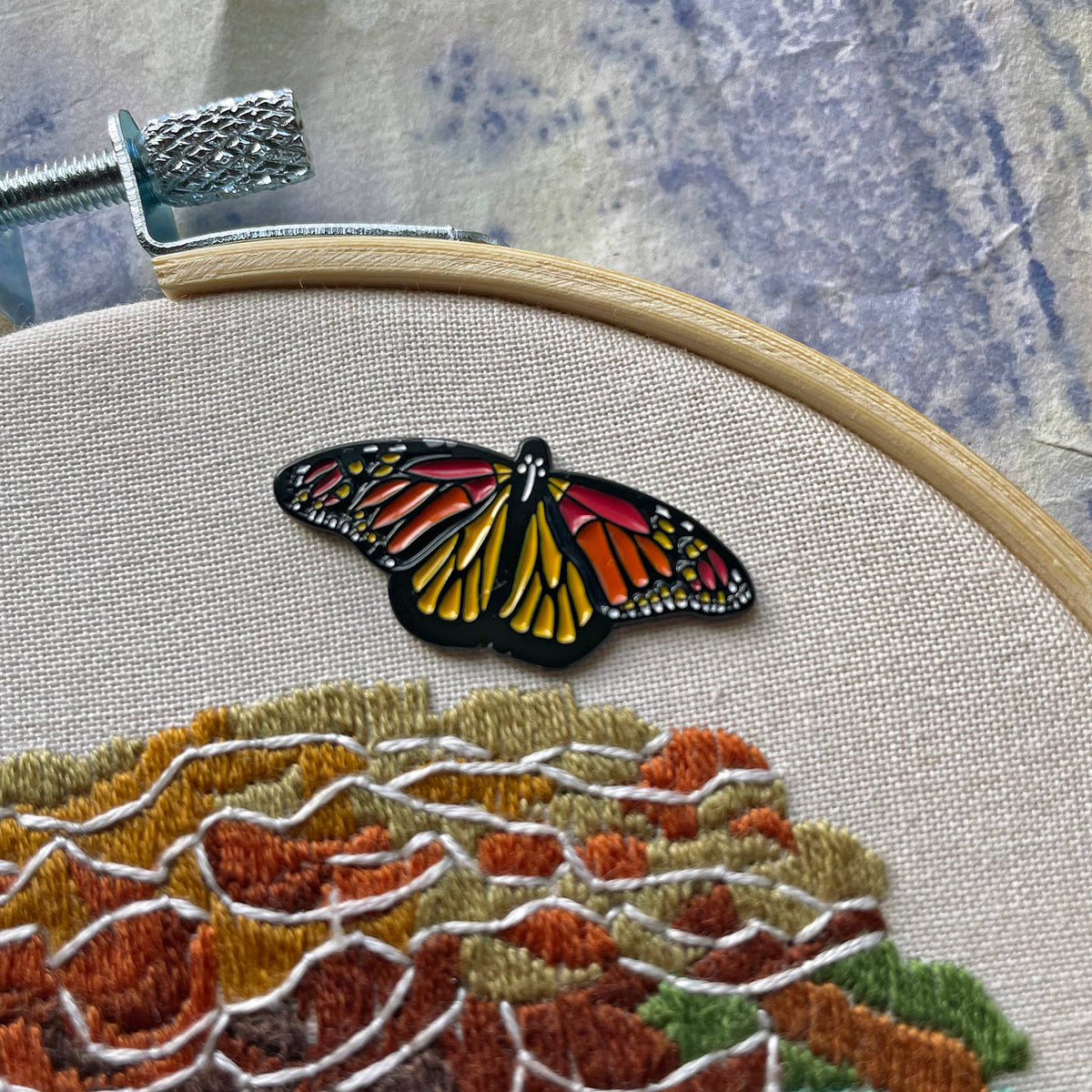 Monarch Butterfly Needle Minder - Shop at Persephone's Hearth