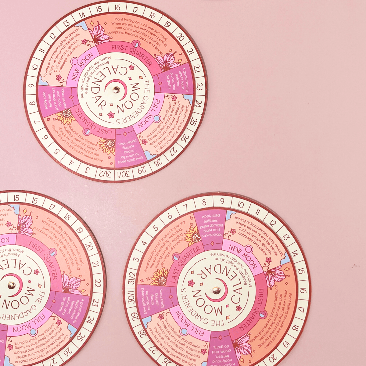 seed planting moon phase Moon Phase Calendar Spinner Planting Guide