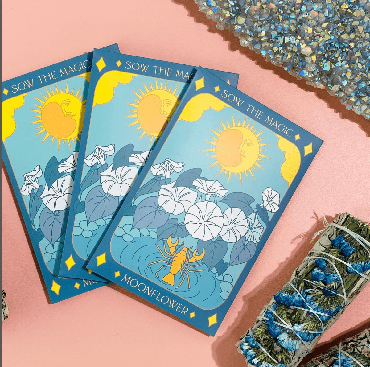 Moonflower Tarot Garden Seed Packet - Shop at Persephone's Hearth