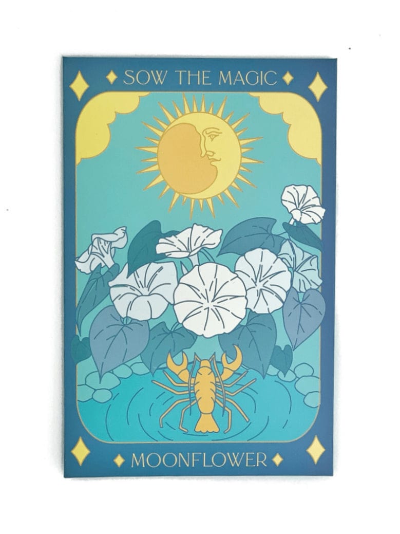 Moonflower Tarot Garden Seed Packet - Shop at Persephone's Hearth