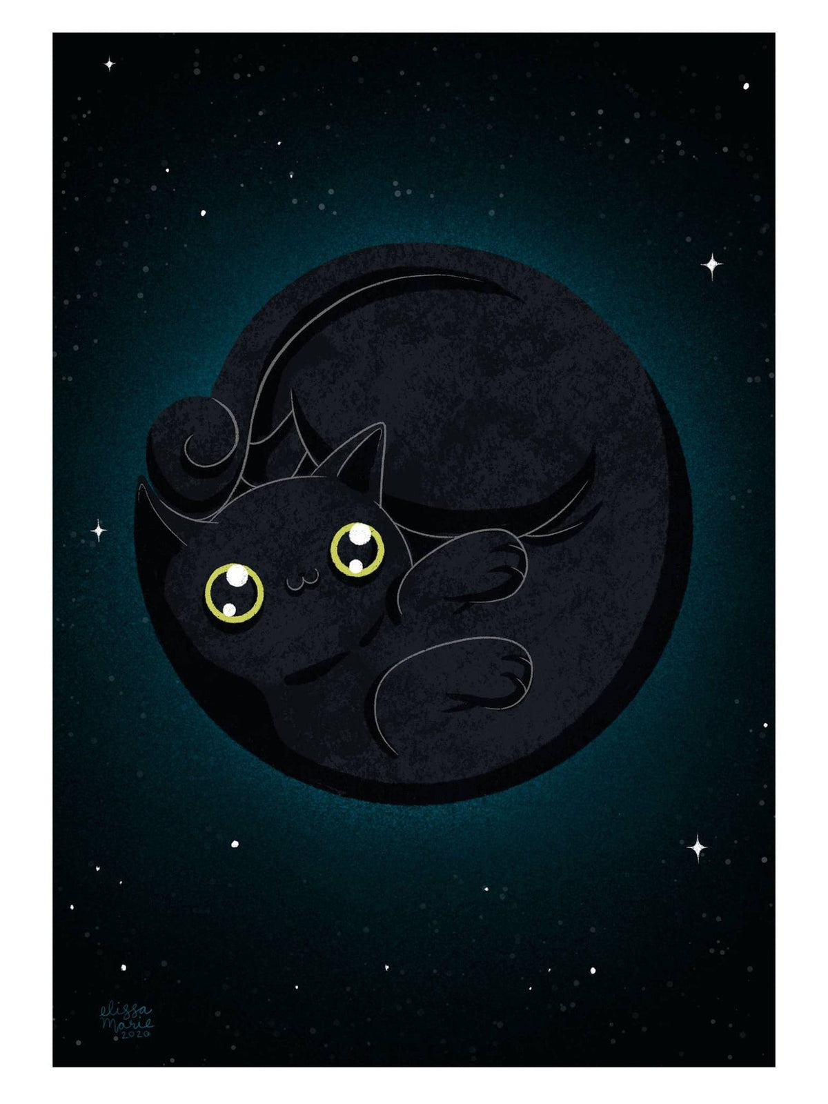 "New Mewn" Art Print, 7" x 5" - Shop at Persephone's Hearth