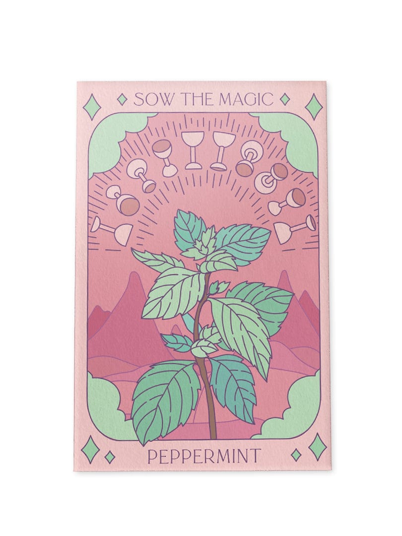 Peppermint Tarot Garden Seed Packet - Shop at Persephone's Hearth