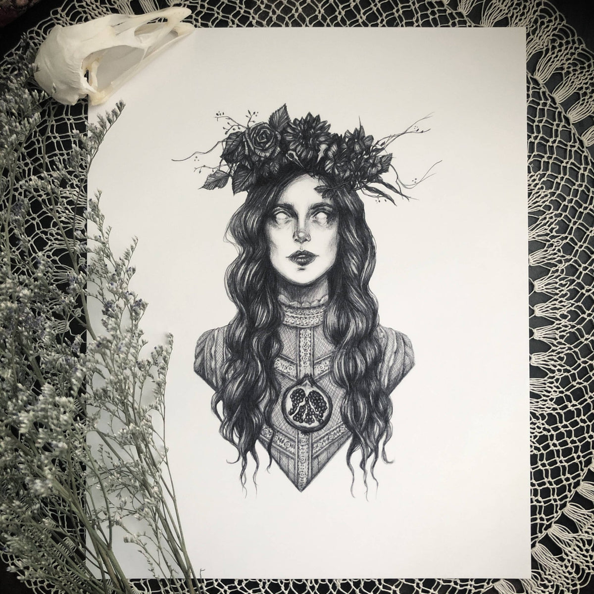 "Persephone" Fine Art Print, 10" x 8" - Shop at Persephone's Hearth