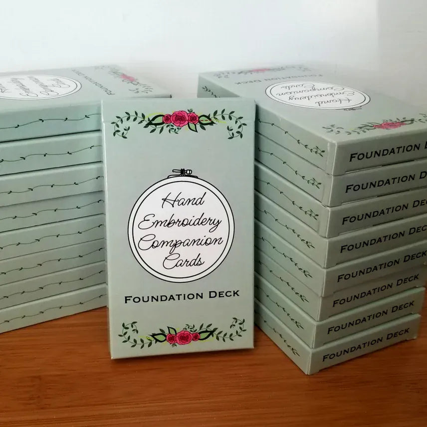 Persephone's Hearth Embroidery Guide Embroidery Stitch Companion Cards