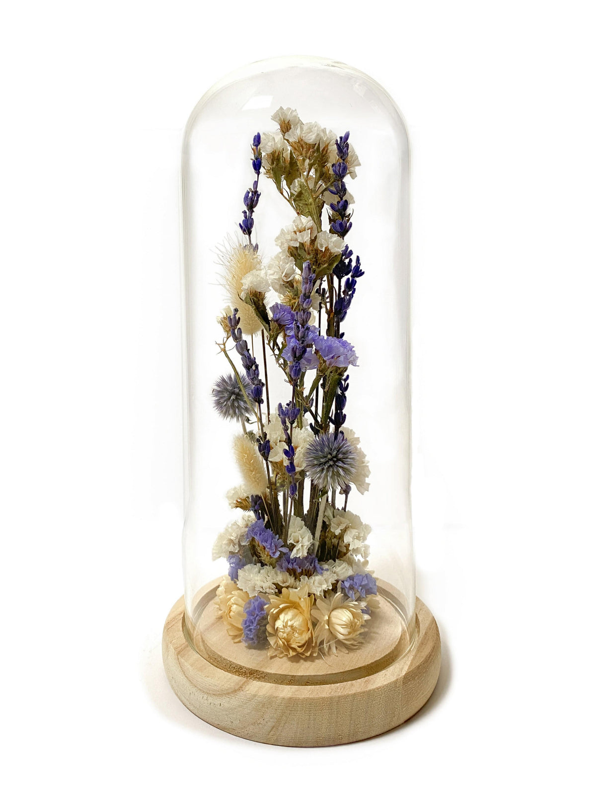 Polhine Dried flower cloche Lavender Dried Flower Cloche - Tall