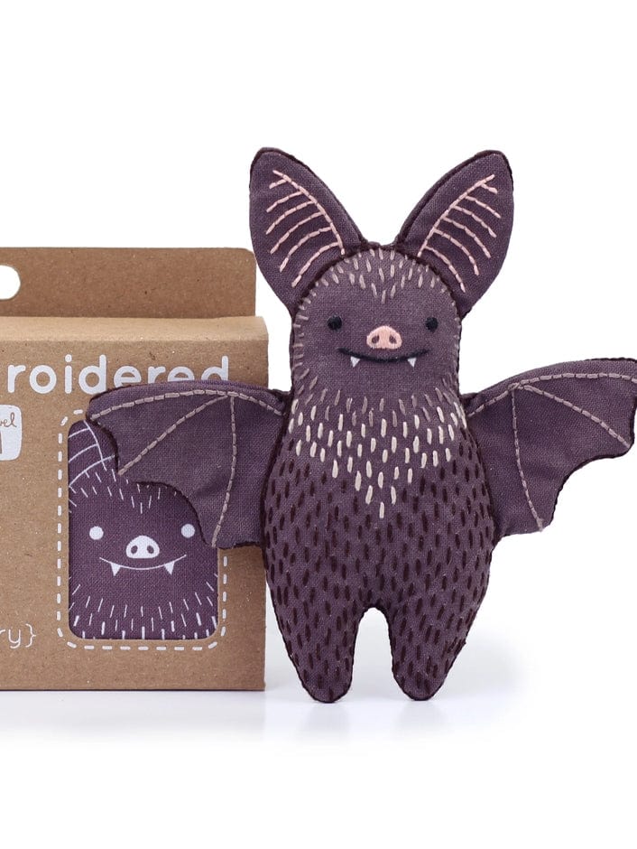 *Pre - Order* Beginner "Bat" Embroidery Doll Kit - Shop at Persephone's Hearth